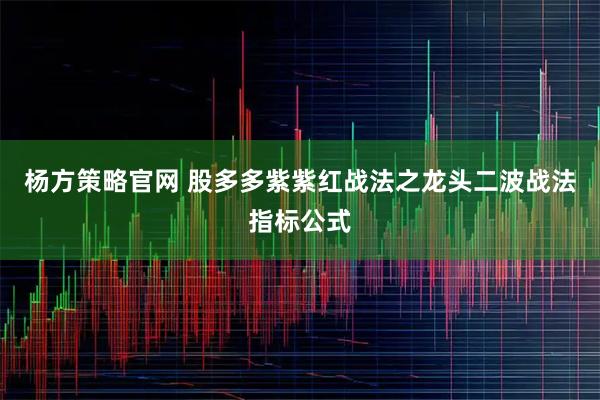 杨方策略官网 股多多紫紫红战法之龙头二波战法指标公式